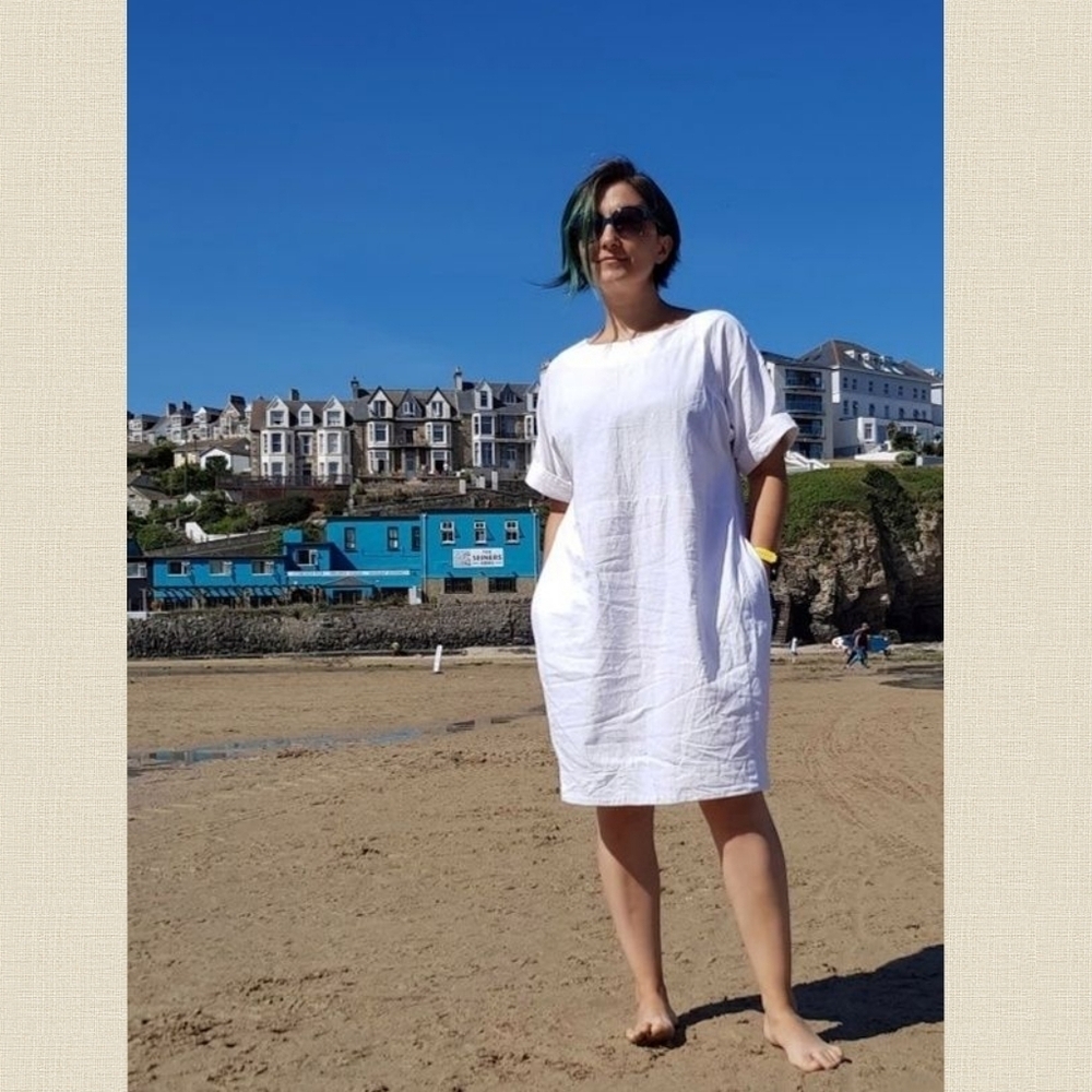 HORSES Atelier Linen Sack Dress - Picture 2 of 10